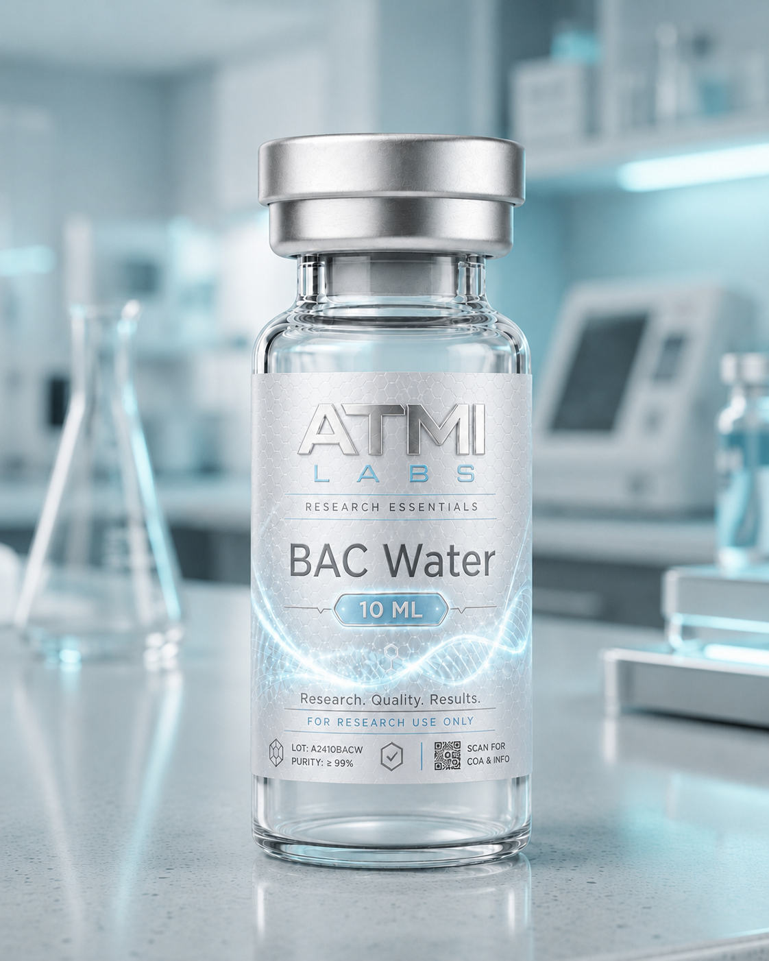 Bacteriostatic Water 10 mL vial — ATMI Labs