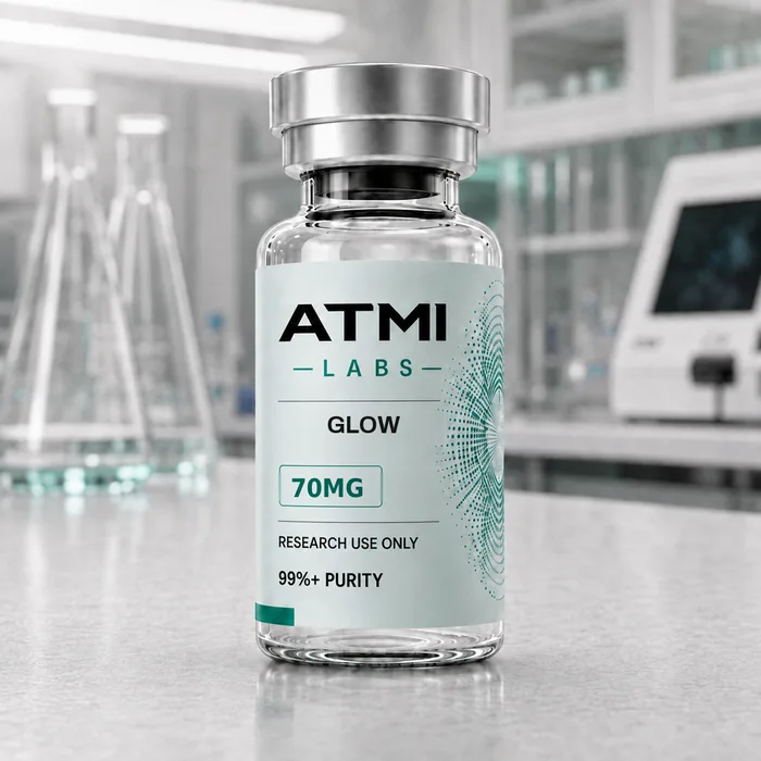 ATMI Labs GLOW 70 mg research vial