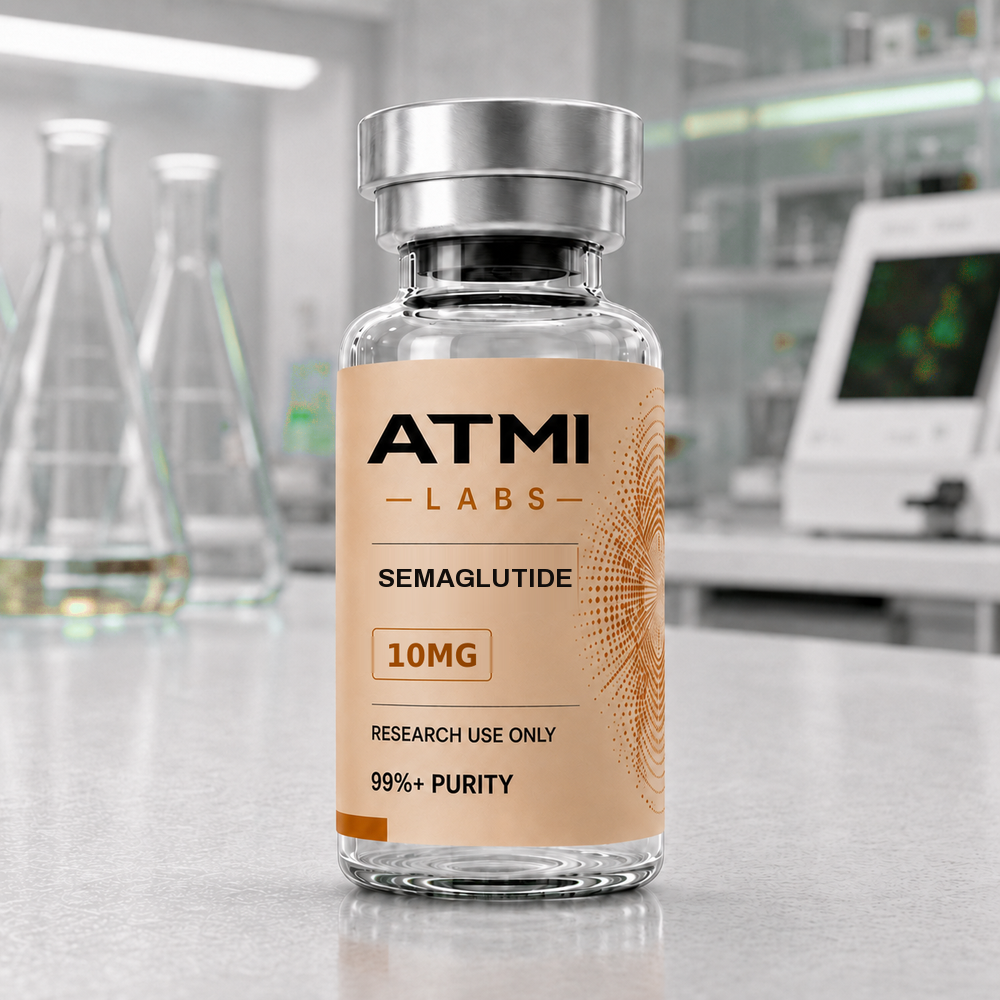 ATMI Labs Semaglutide 10 mg research vial
